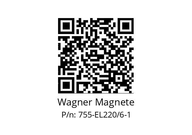   Wagner Magnete 755-EL220/6-1