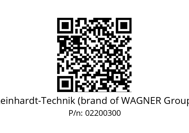   Reinhardt-Technik (brand of WAGNER Group) 02200300