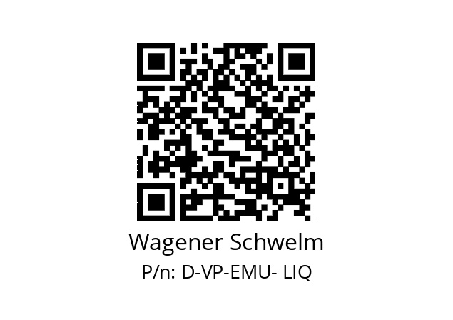   Wagener Schwelm D-VP-EMU- LIQ