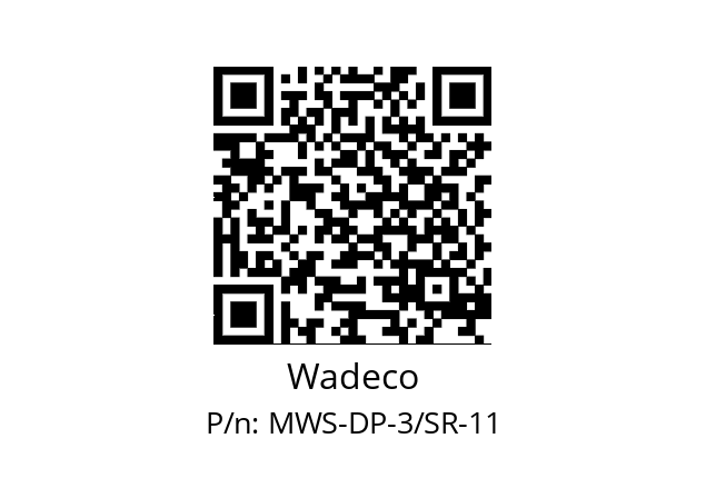   Wadeco MWS-DP-3/SR-11