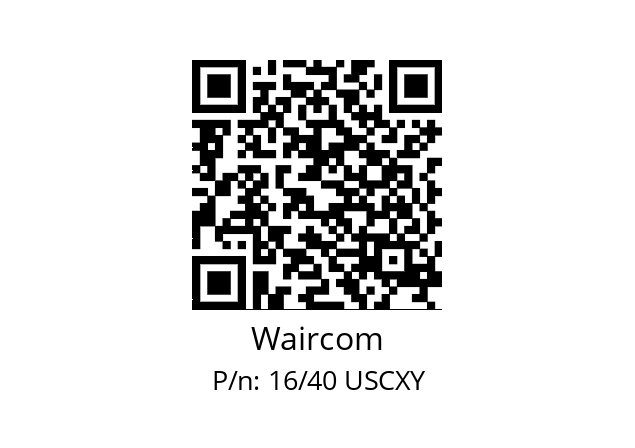   Waircom 16/40 USCXY