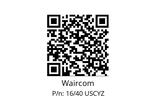   Waircom 16/40 USCYZ