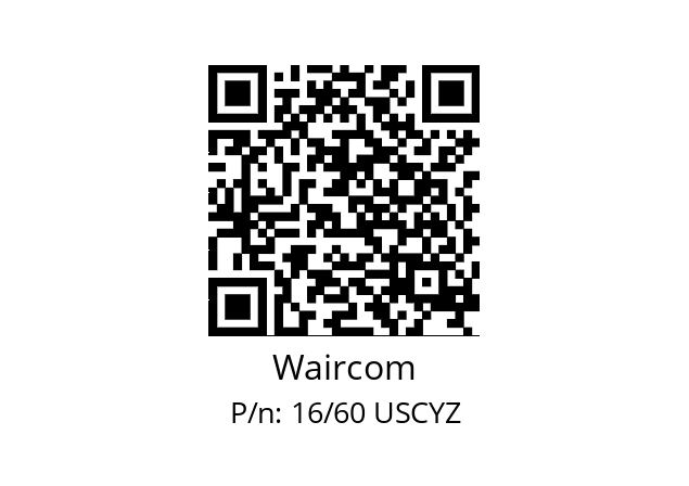   Waircom 16/60 USCYZ