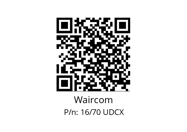   Waircom 16/70 UDCX