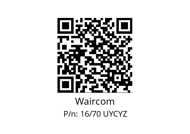   Waircom 16/70 UYCYZ