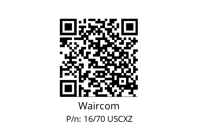   Waircom 16/70 USCXZ