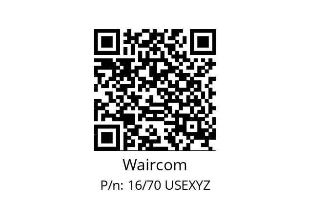   Waircom 16/70 USEXYZ