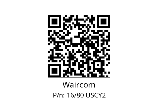   Waircom 16/80 USCY2