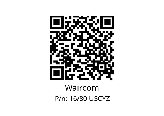   Waircom 16/80 USCYZ