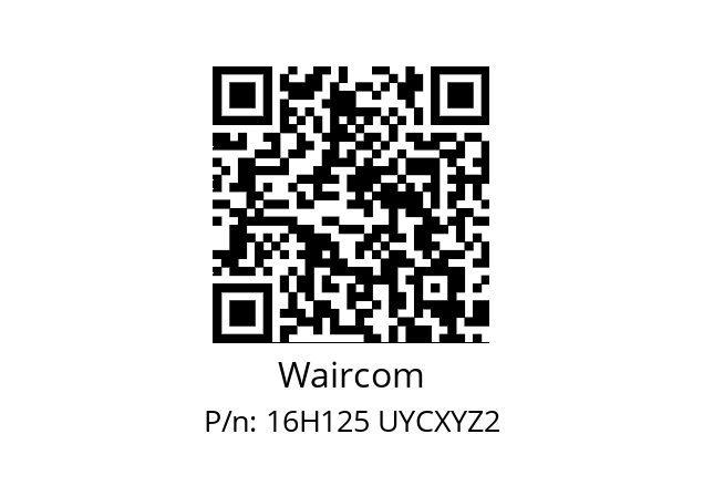   Waircom 16H125 UYCXYZ2