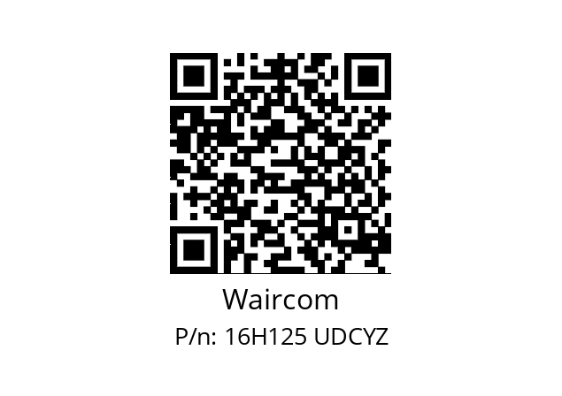   Waircom 16H125 UDCYZ