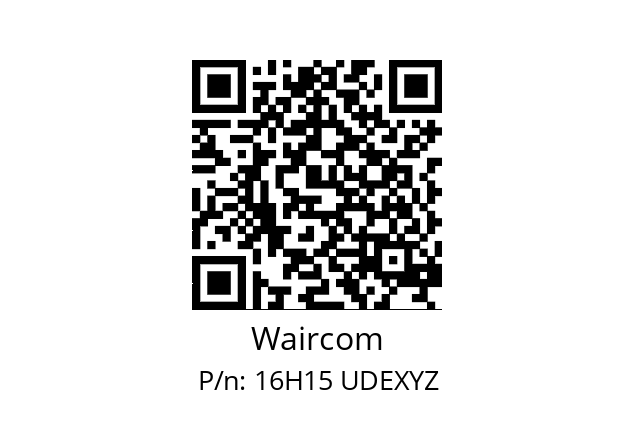   Waircom 16H15 UDEXYZ