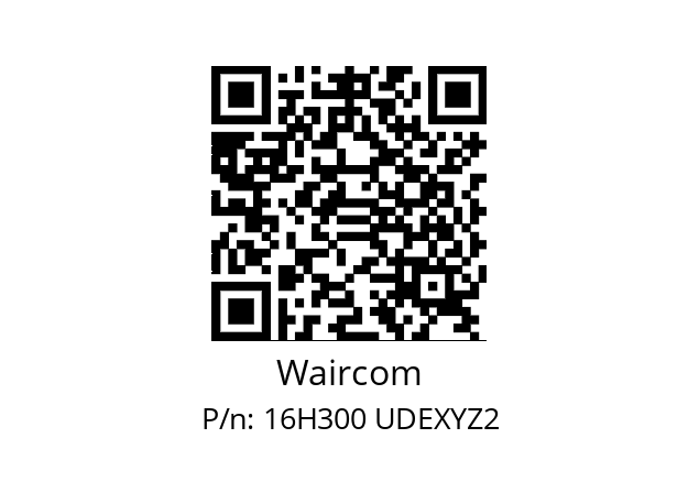   Waircom 16H300 UDEXYZ2