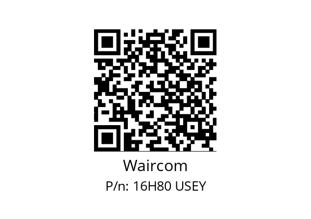   Waircom 16H80 USEY