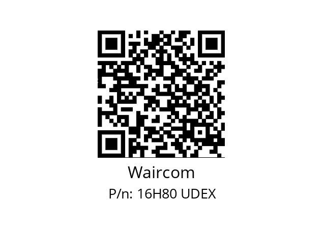   Waircom 16H80 UDEX