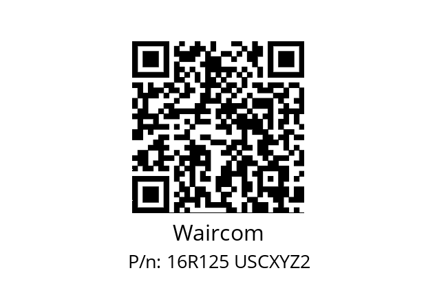   Waircom 16R125 USCXYZ2