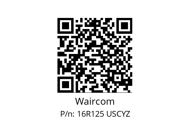   Waircom 16R125 USCYZ