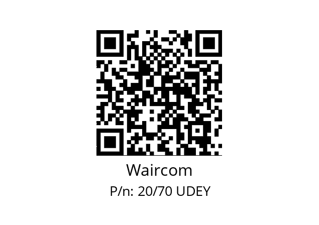   Waircom 20/70 UDEY