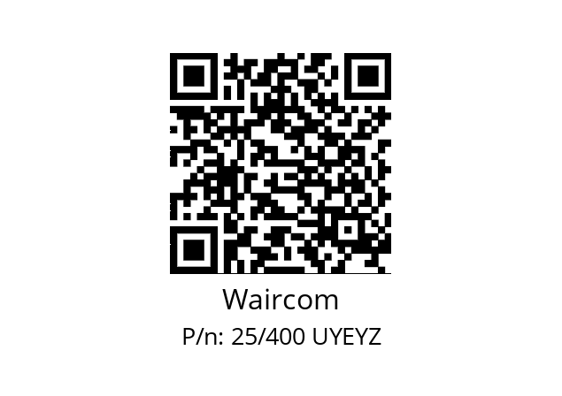   Waircom 25/400 UYEYZ