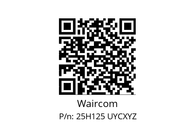   Waircom 25H125 UYCXYZ