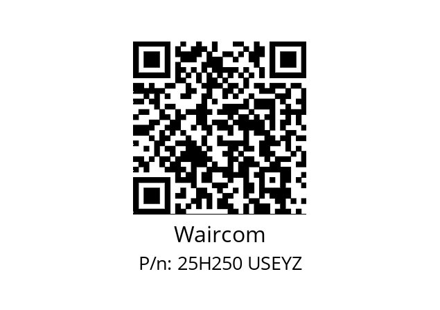   Waircom 25H250 USEYZ