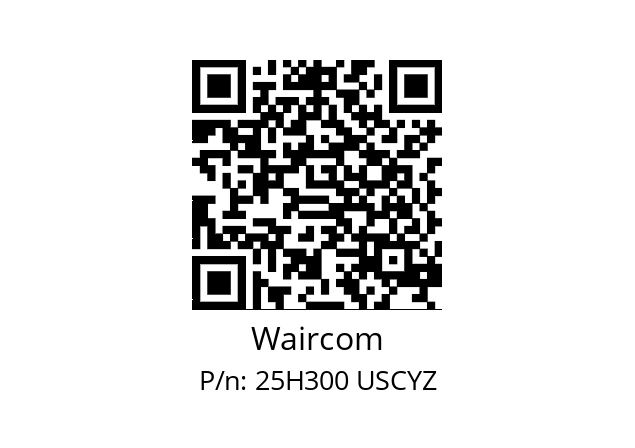   Waircom 25H300 USCYZ