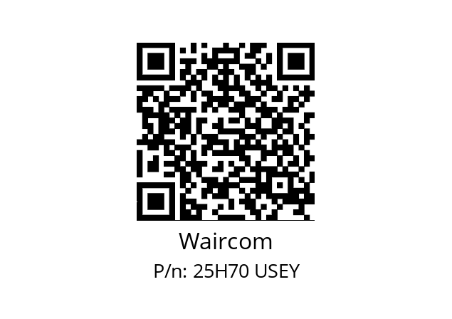   Waircom 25H70 USEY