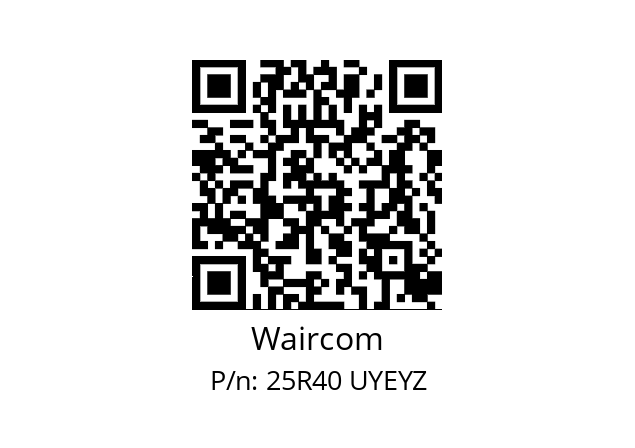   Waircom 25R40 UYEYZ