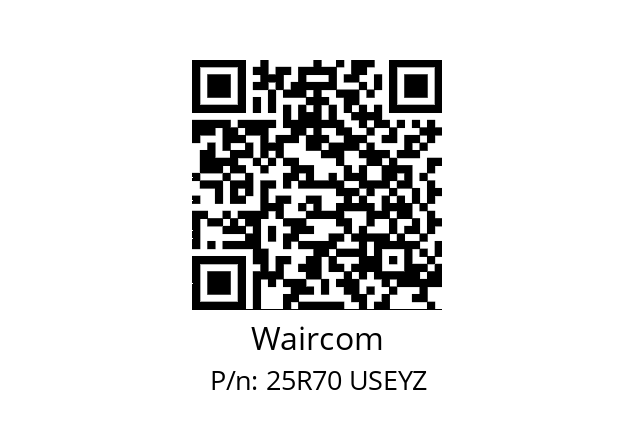   Waircom 25R70 USEYZ