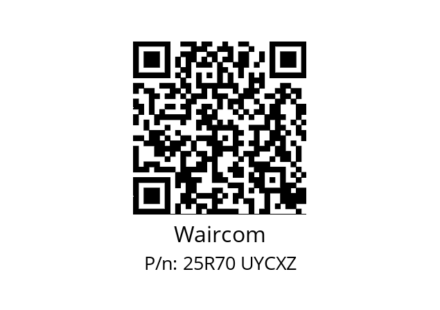   Waircom 25R70 UYCXZ