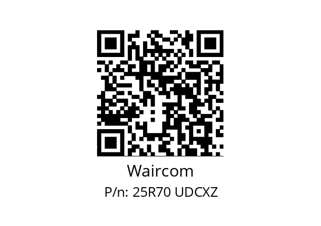   Waircom 25R70 UDCXZ