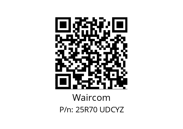   Waircom 25R70 UDCYZ