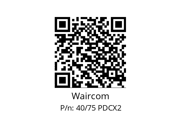   Waircom 40/75 PDCX2