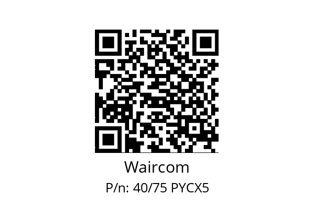   Waircom 40/75 PYCX5