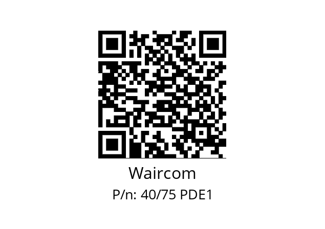   Waircom 40/75 PDE1