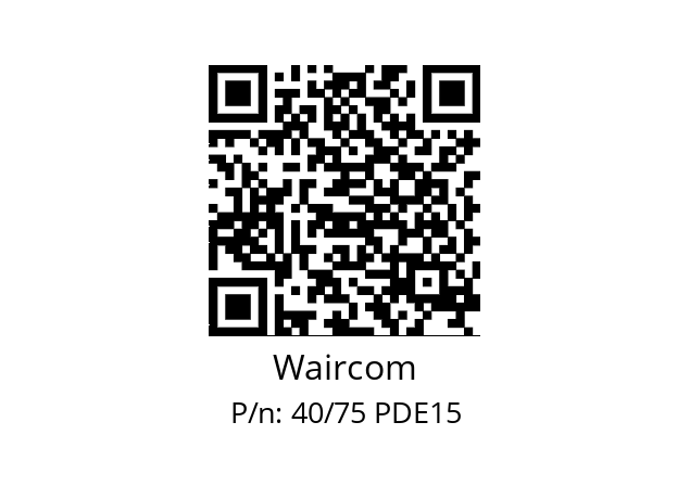   Waircom 40/75 PDE15