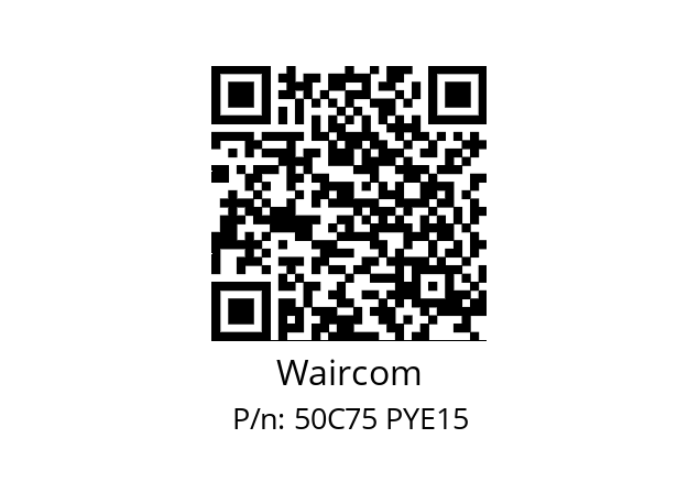   Waircom 50C75 PYE15