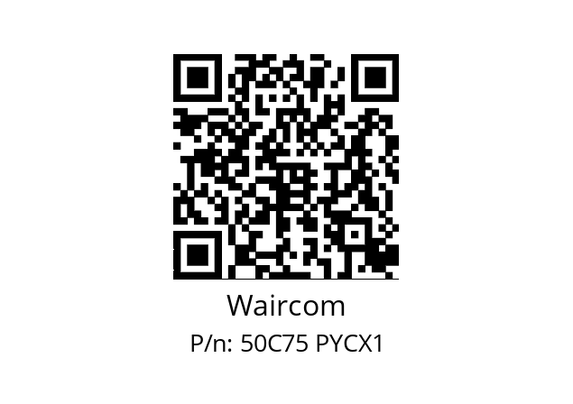   Waircom 50C75 PYCX1