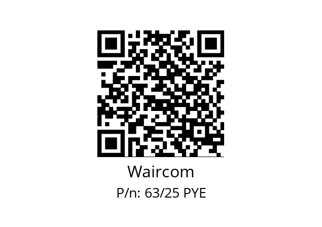   Waircom 63/25 PYE