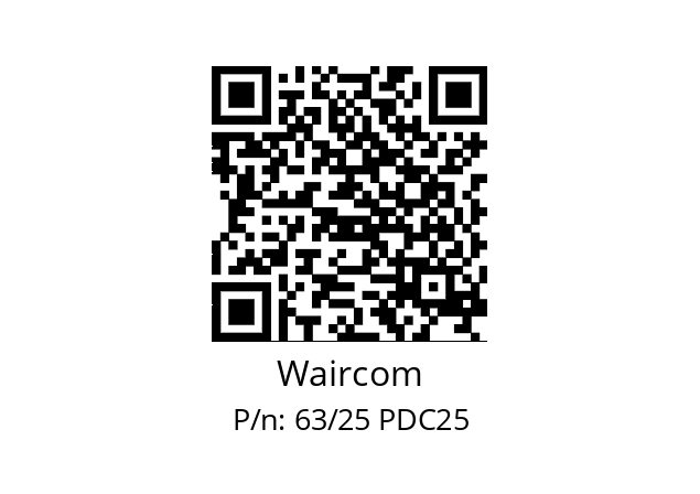   Waircom 63/25 PDC25