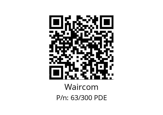   Waircom 63/300 PDE