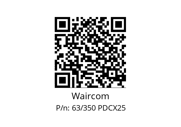   Waircom 63/350 PDCX25