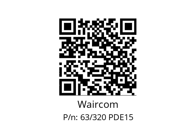   Waircom 63/320 PDE15