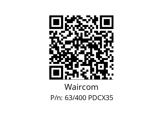   Waircom 63/400 PDCX35