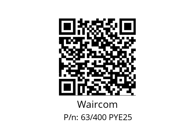   Waircom 63/400 PYE25