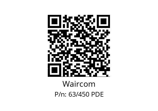   Waircom 63/450 PDE