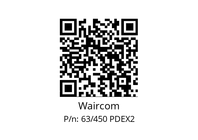   Waircom 63/450 PDEX2