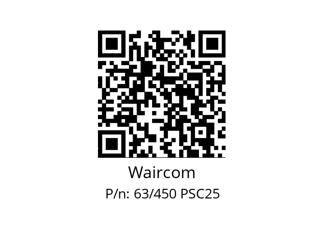   Waircom 63/450 PSC25