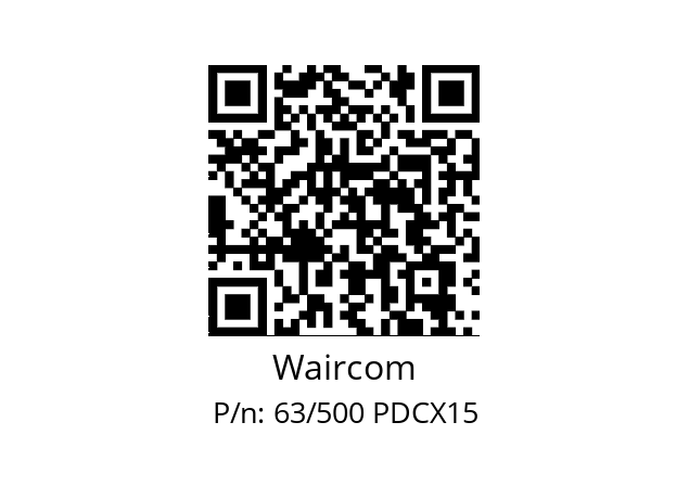   Waircom 63/500 PDCX15