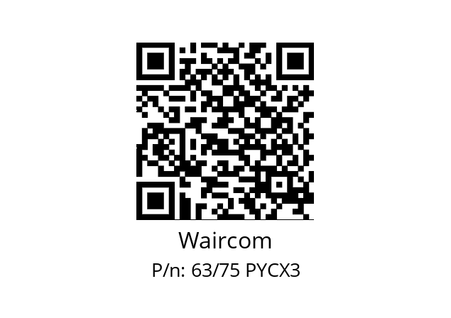   Waircom 63/75 PYCX3